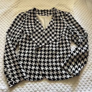 Checked blazer